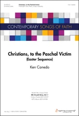 Christians, to the Paschal Victim Three-Part Mixed choral sheet music cover